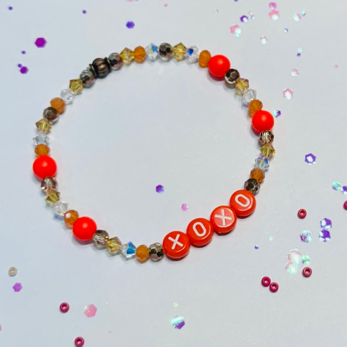 XOXO (neon red/orange)