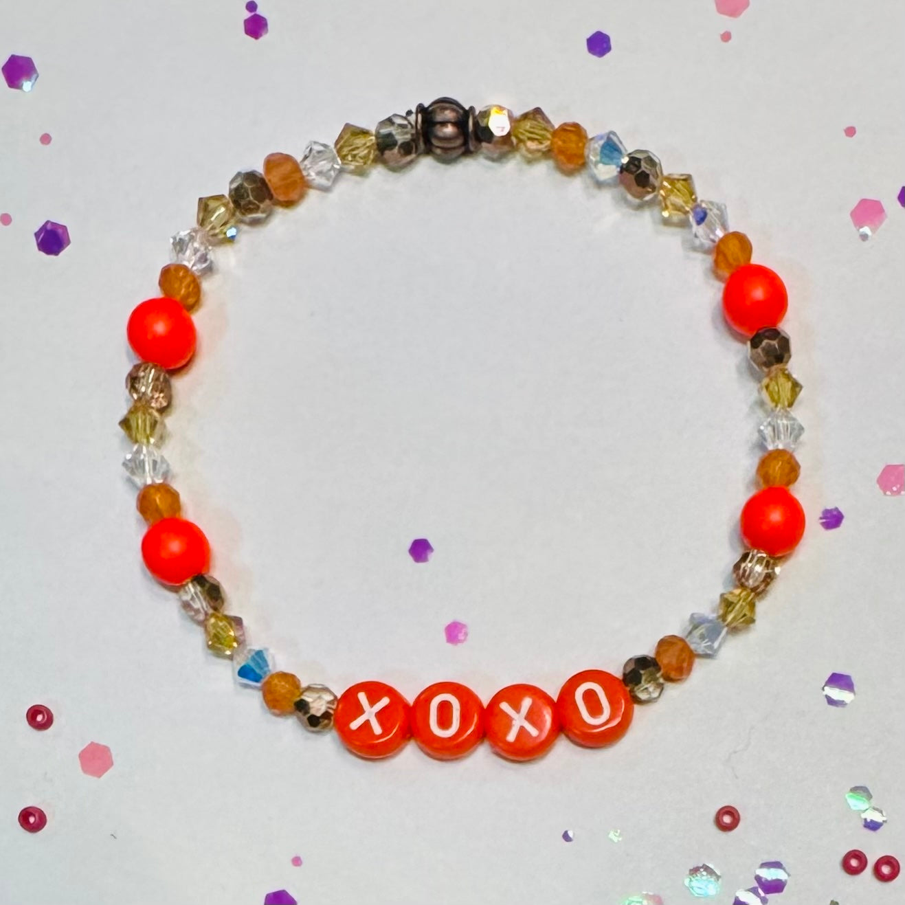 XOXO (neon red/orange)