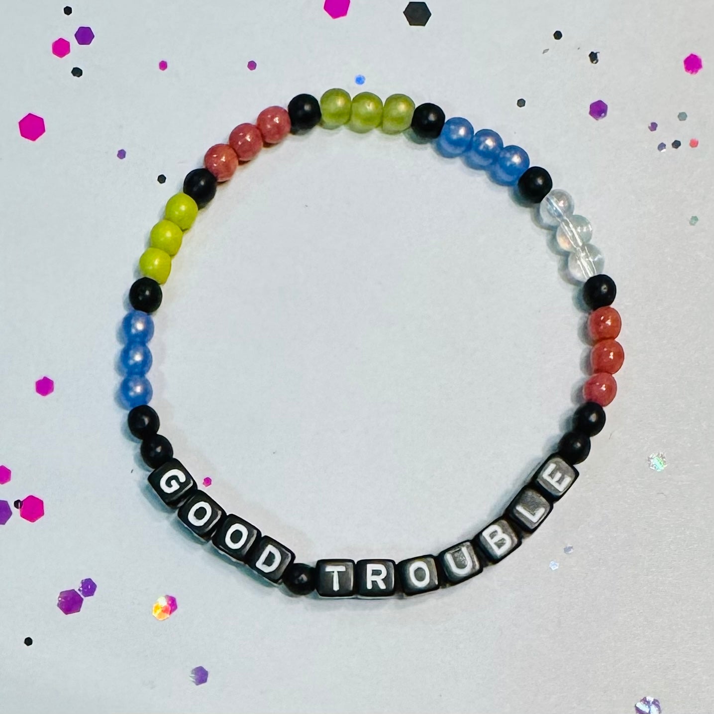 Good Trouble (black/white letters)