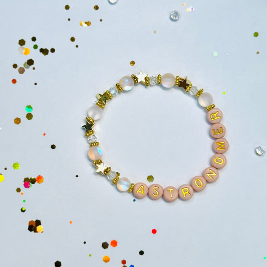 Astronomer | Single strand beaded scientist friendship bracelet