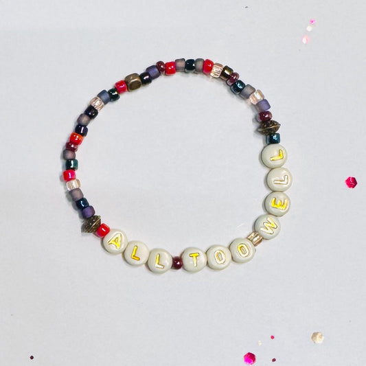 All Too Well | Single strand beaded friendship bracelet
