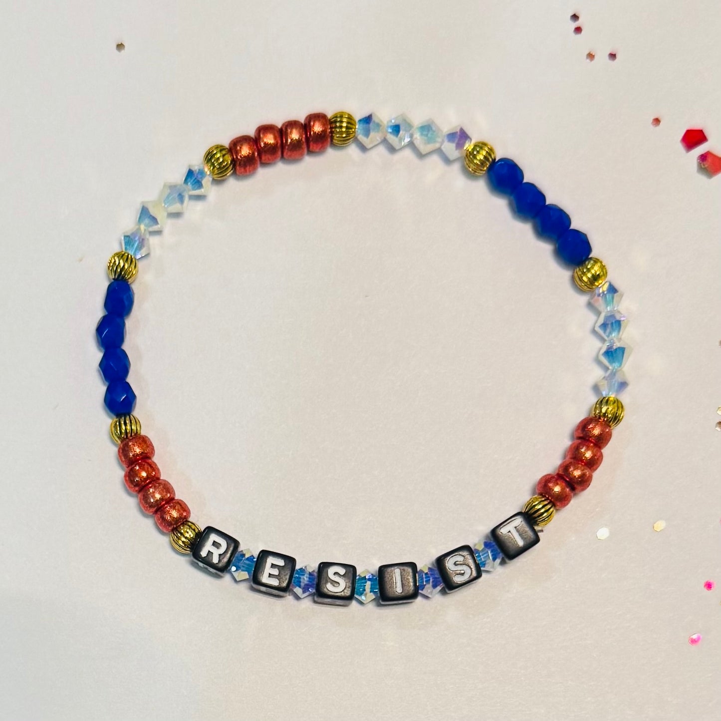 RESIST (red, white, & blue)