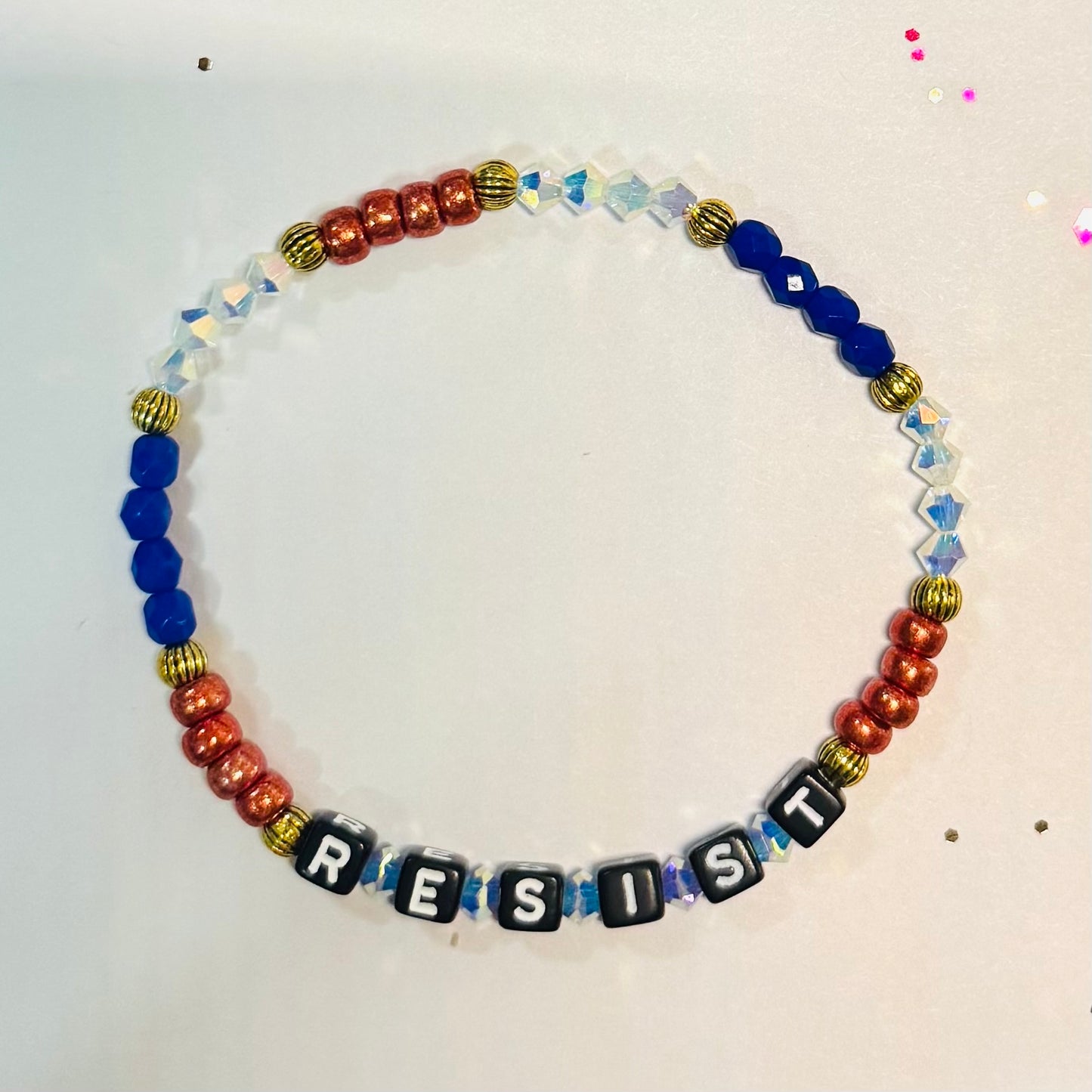 RESIST (red, white, & blue)