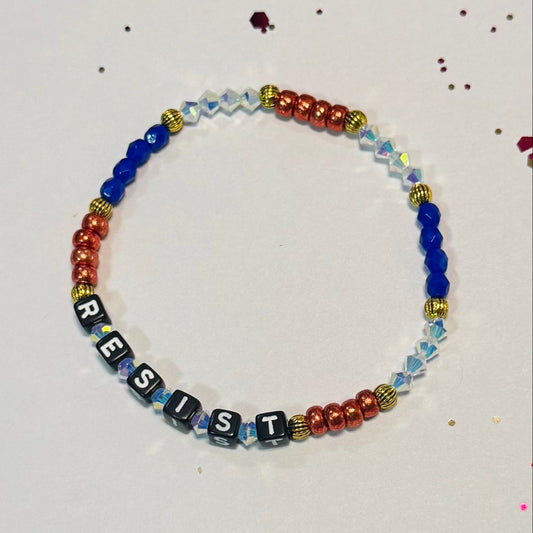 RESIST (red, white, & blue)