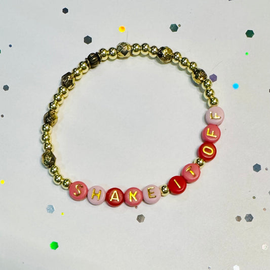 Shake It Off (red/pink/gold)