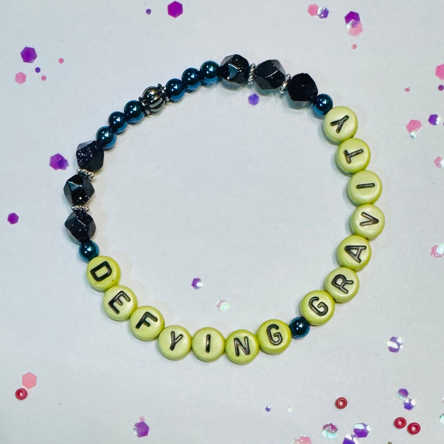 Defying Gravity (green/blue)